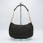Coach Teri Brown Shoulder Bag CA548 Signature Canvas Outlet New with Box