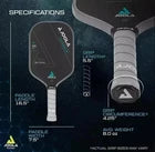 JOOLA Ben Johns Perseus CFS 16mm Carbon Pickleball Paddle Black 18516