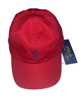Polo Ralph Lauren Kids Red Baseball Cap/Hat Cotton Adjustable Ages 5–7 YRS NWT