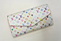 Louis Vuitton White Multicolor Takashi Murakami Sarah Long Wallet – Pink Interior