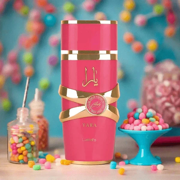 Lattafa Yara Candy Eau de Parfum for Women 3.4 oz / 100 ml