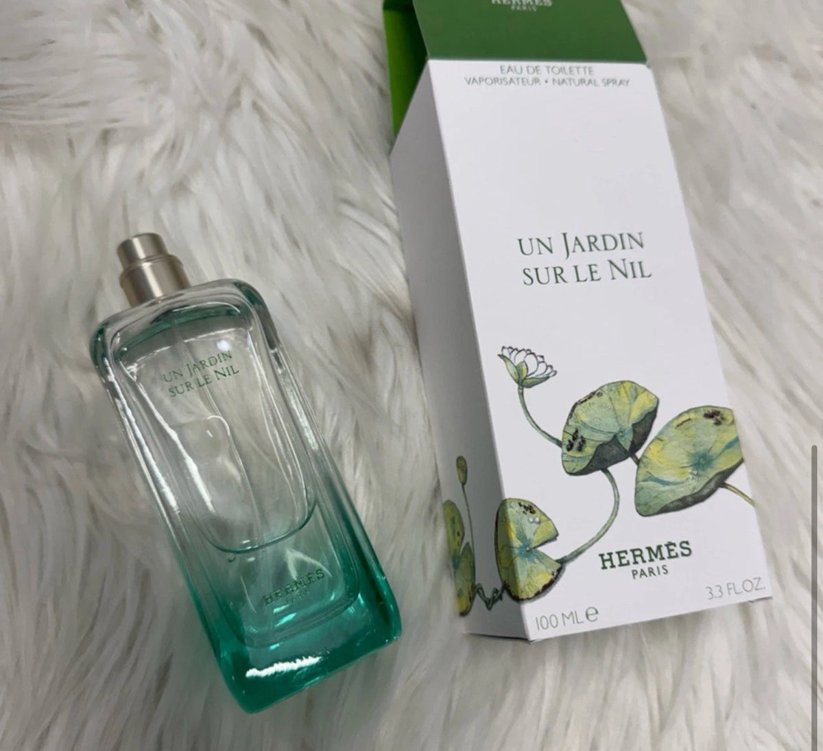 Un Jardin Sur Le Nil by Hermès Eau de Toilette for Women 3.3 oz / 100 mL NEW IN BOX