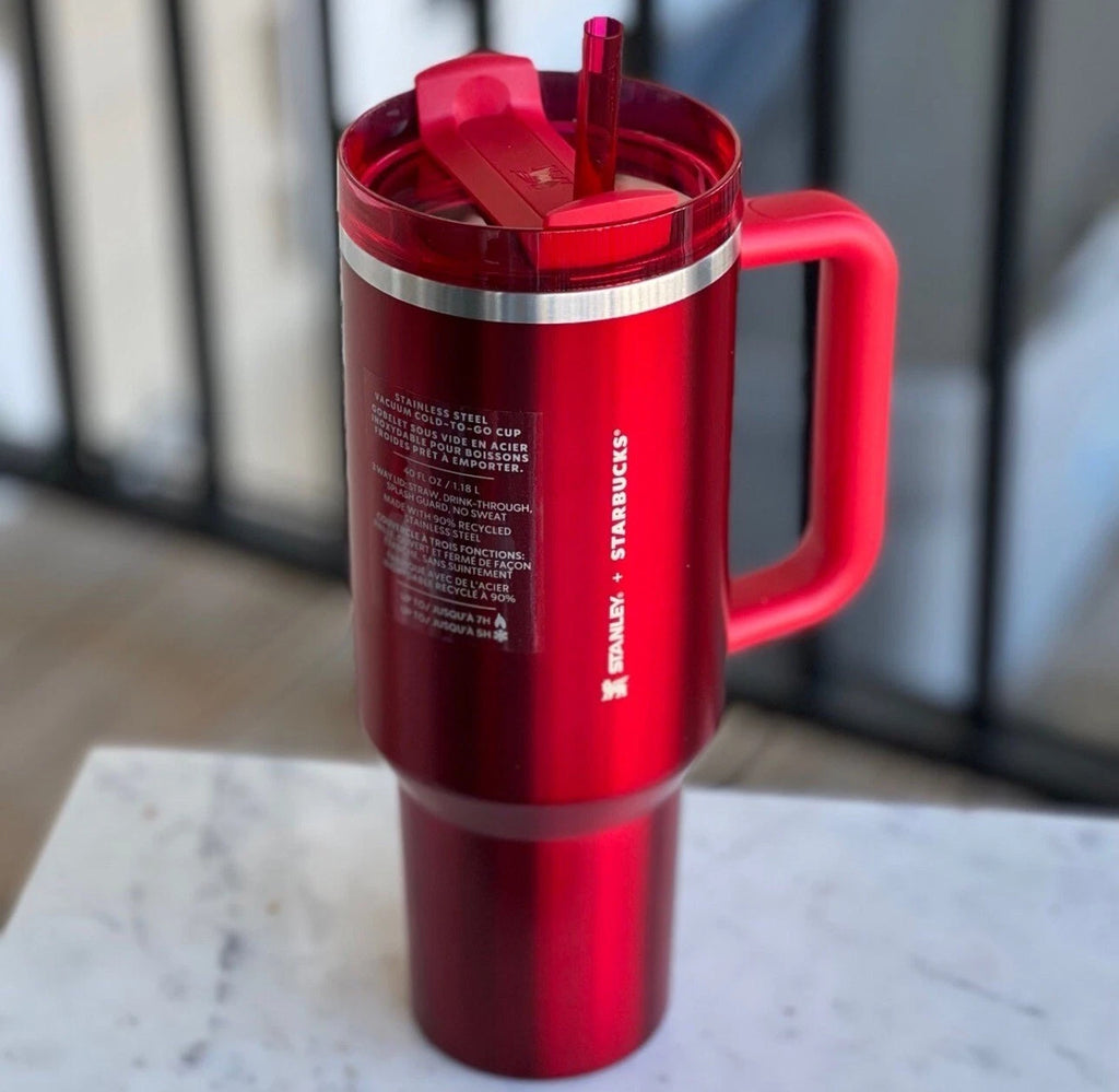 Stanley x Starbucks Holiday Red 40 oz Tumbler – 2023 Limited Edition