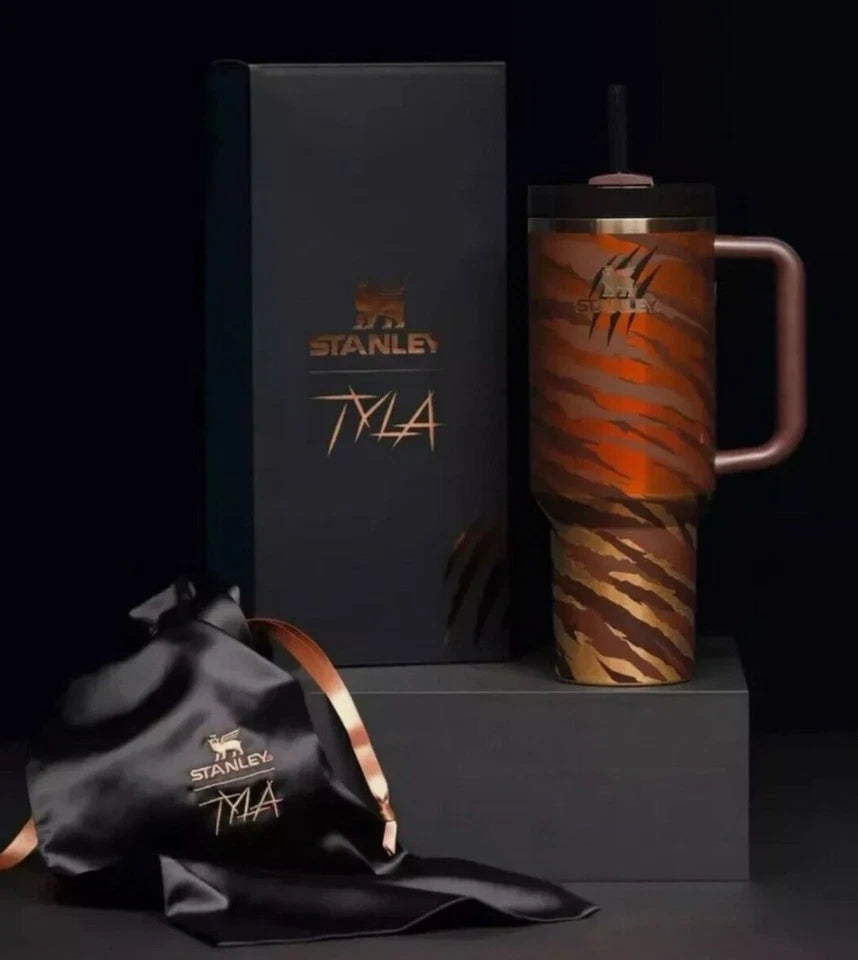 Stanley x Tyla Tyger 40 oz Quencher H2.0 FlowState Tumbler – Limited Edition